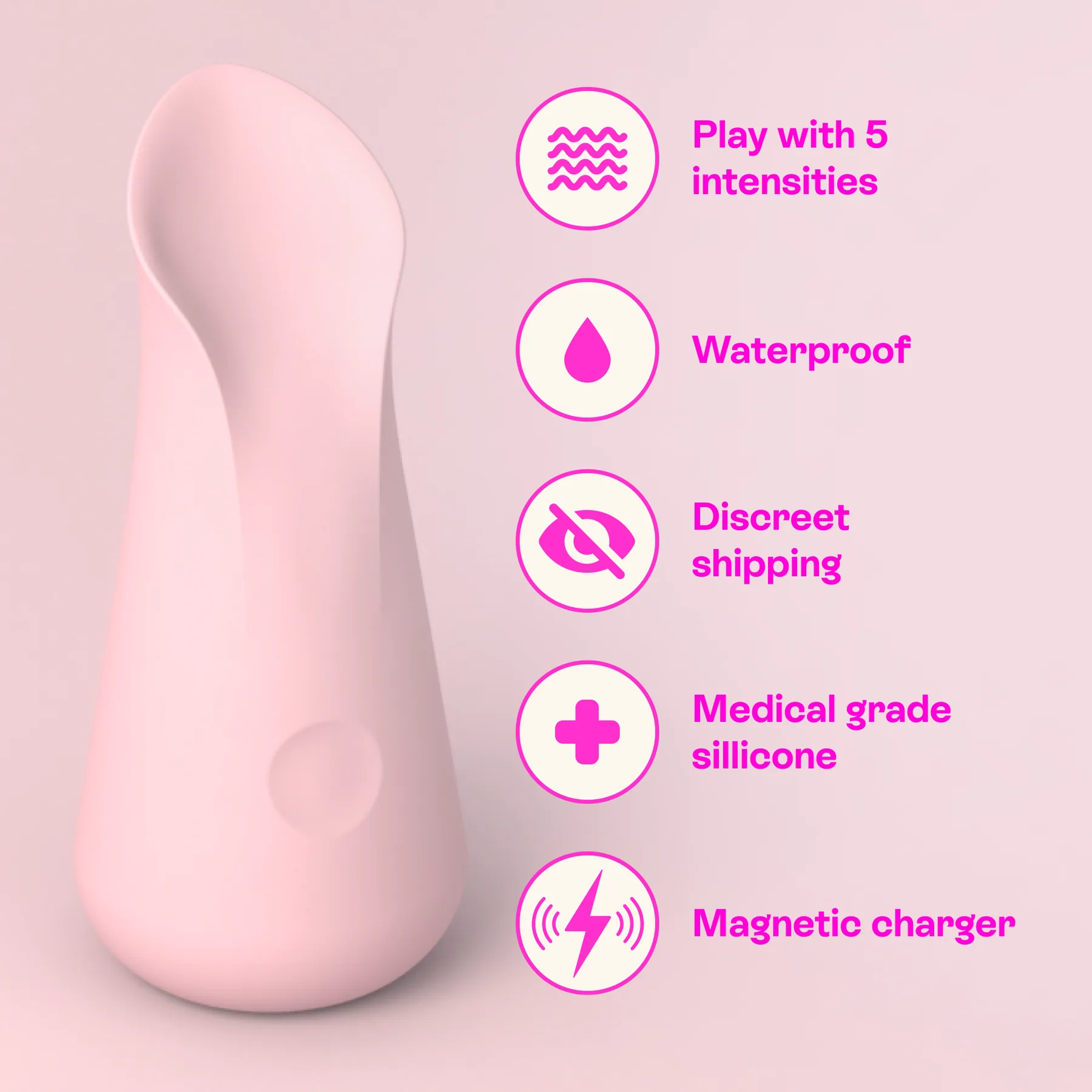 Uno Vibrator — silicone texture